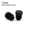 thumbnail image 1 of 10Pcs  Non-slip Pipe Inserts Plugs 16 19 22 25mm Steel Pipe Furniture Leg Plug Blanking End Caps Round Tube Dust Cover 12MM, 1 of 8