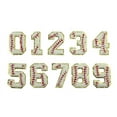 thumbnail image 1 of 10Pcs Number Patches Embroidered Decorative Repair Patches Iron On Numbers Patches 0-9 Number, 1 of 8