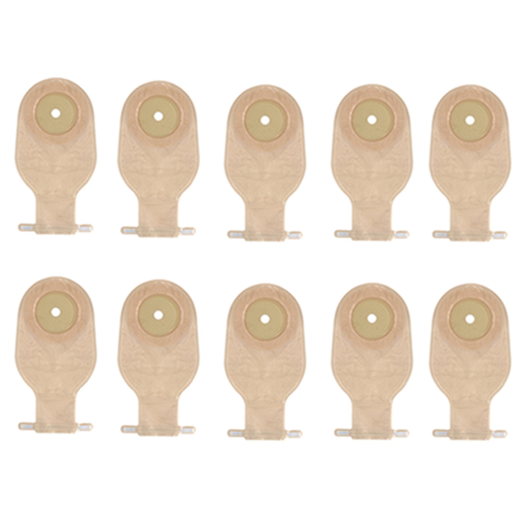10Pcs Ostomy Bags Drainable Pouches for Colostomy Ileostomy Stoma Care 20-60mm Drain Valve Colostomy Bags