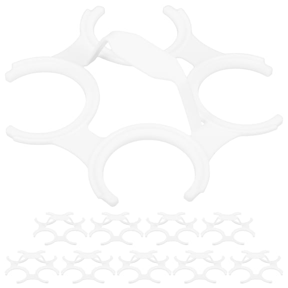 10Pcs Outdoor Beverage Bottle Grip Handle Drink Bottle Grip Bar Beverage Holding Handle for 4 Bottle