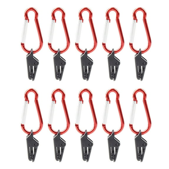 10Pcs Outdoor Camping Tent Clip Awning Tarp Clamp Wind proof Tarpaulin ...