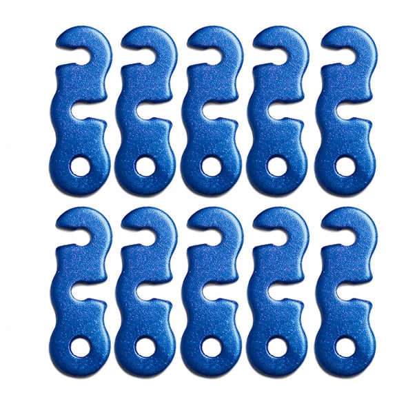 10Pcs Outdoor Camping Tent Rope Buckles 3 Hole Rope Tensioner Guyline Cord Adjuster Tent Tensioner Tent Wind Rope Buckle