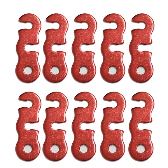 10Pcs Outdoor Camping Tent Rope Buckles 3 Hole Rope Tensioner Guyline Cord Adjuster Tent Tensioner Tent Wind Rope Buckle
