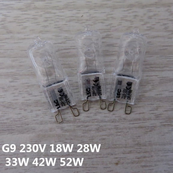 10Pcs Oven Light Bulb G9 High Temperature Bulb Steamer Light 25w 28w 40w 60w