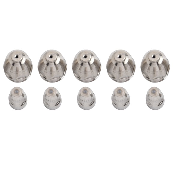 10Pcs P-80 Plasma Cutter Consumable Torch Kit 1.1Mm-1.7Mm Nozzle Tip Electrode 1.5Mm YIWEI