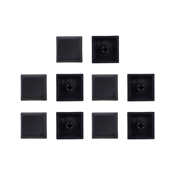 10Pcs PBT Keycaps XDA Profile 1U Blank Supplements Keycaps for Gaming Mechanical Keyboards