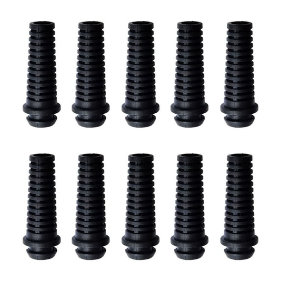 10Pcs PVC Cable Gland 6mm Strain Relief Boot Durable Wire Cord Protector Sleeve for Power Tool Core Household Appliance Industrial Equipment Protection