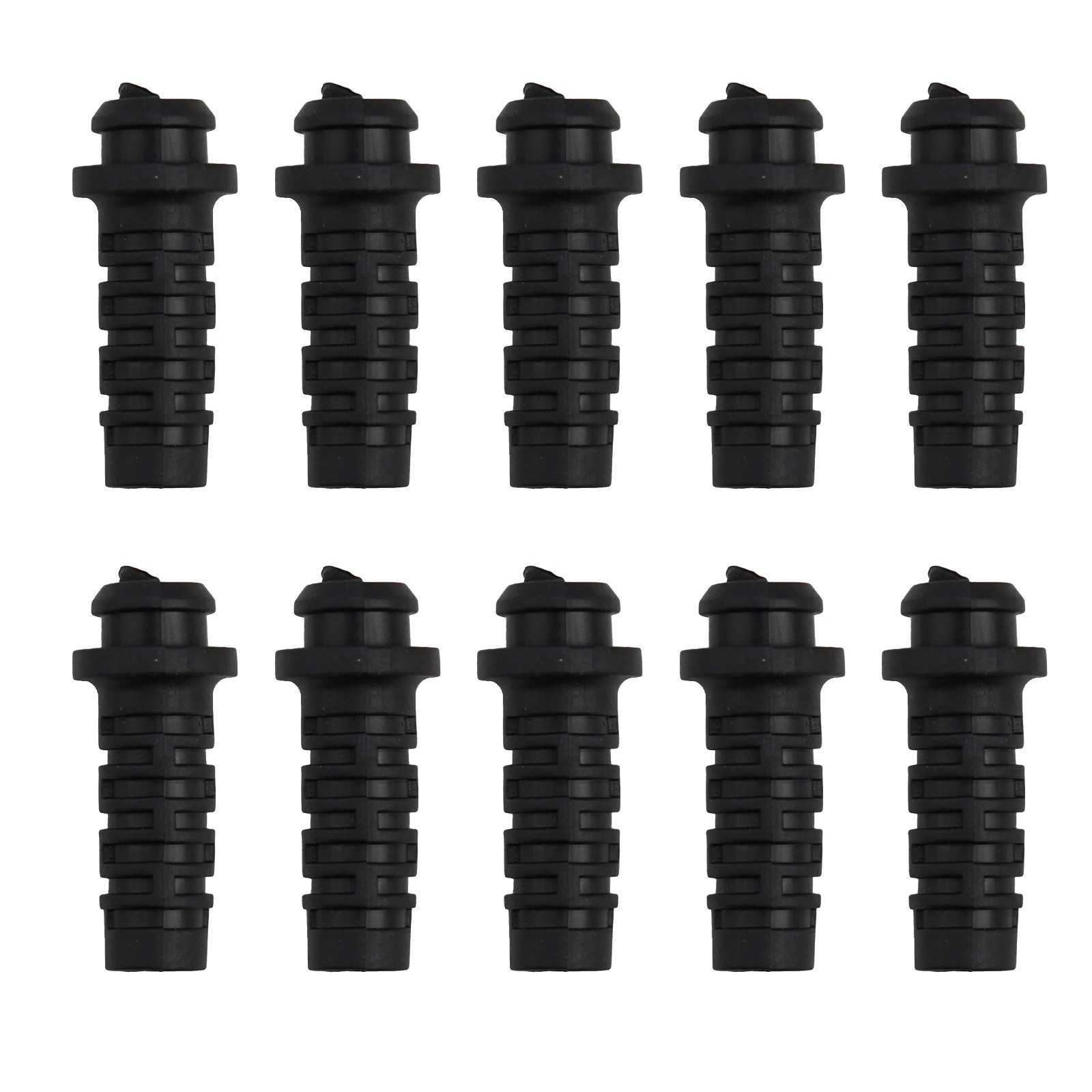 10Pcs PVC Cable Gland Connectors Rubber Boot Protector Sleeves Mobile ...