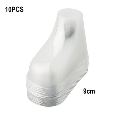 10Pcs/Pack Clear Plastic Baby Booties Display Socks Pvc 10Pcs 9Cm