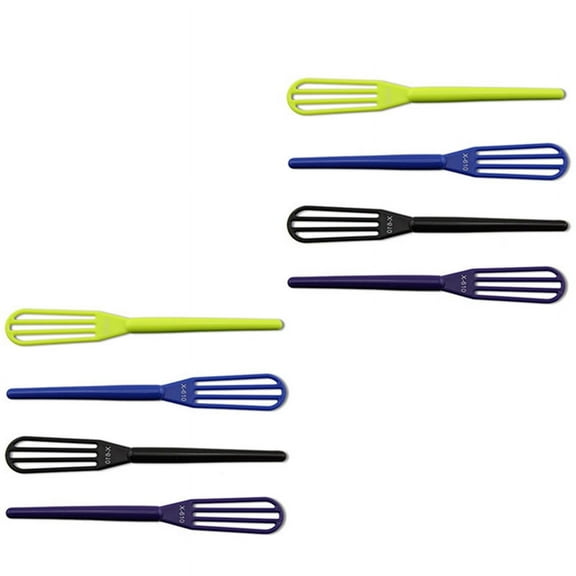 10Pcs/Pack Pro Salon Hairdressing Dye Cream Whisk Plastic Hair Mixer Barber Stirrer Blender Care Styling Tools