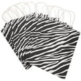 thumbnail image 1 of 10Pcs Paper Gift Bags with Handle Gift Packing Tote Zebra Pattern Paper Bags Novelty Party Tote Bags, 1 of 1