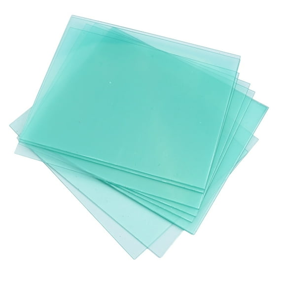 10Pcs Pc Transparent Clear Welding Helmet Cover Lens Protection Plate 4 Size 110*90Mm