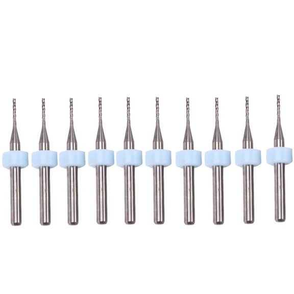10Pcs Pcb Milling Cutter 1Mm Fish Tail Milling Cutter Corn Milling Cutter Mini End Mill Engraving Cnc,10* corn milling cutter,Random color