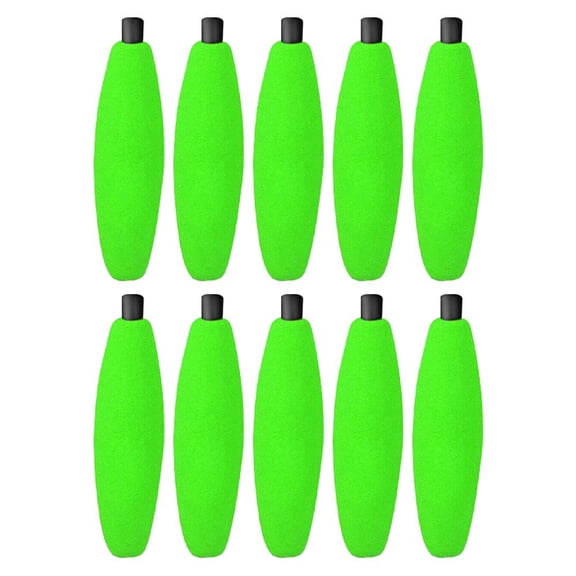 10Pcs Peg Floats Catfish Fishing Bobbers Foam Rig Float Crappie Trout