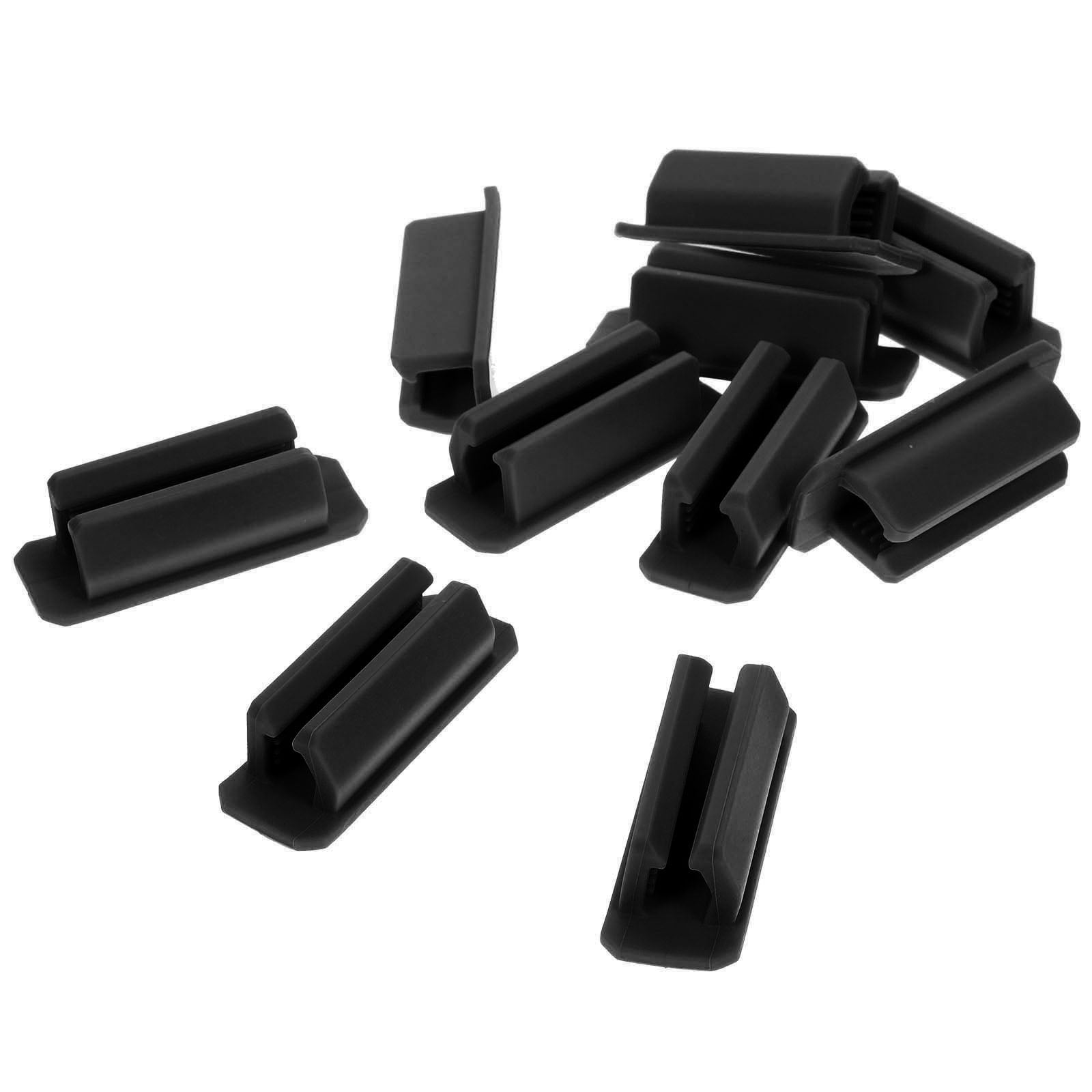 10Pcs Pen Holders for Desk Adhesive Pen Holder Clip Desktop Pen Clips