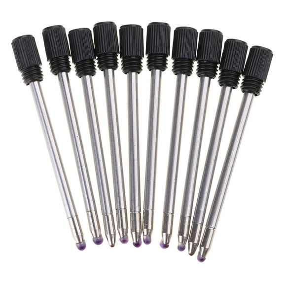 10Pcs Pen Refill Ballpoint Pen Replacement Refill for Twist Action Ballpoint Pens, Standard Pen Refills Cartridge