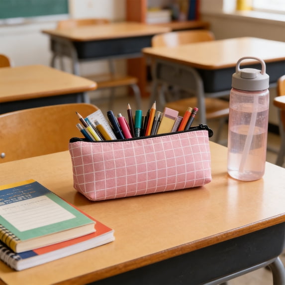 10pcs Pencil Case For Study Yrmaups Checkered Pencil Case For Study