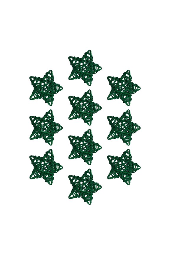 10Pcs Pendants Home Rattan Party Supplies Decorative Hanging green