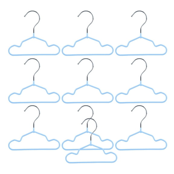 10Pcs Pet Clothes Hanger PVC Coated NonSlip Hanger for Small Pet Clothes 15/20/25CM Display Hangers AntiSlip Hanger