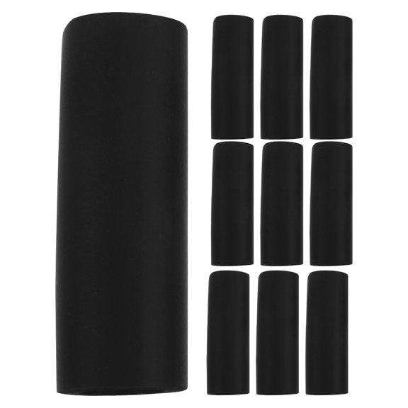 10Pcs Pet Leash Grip Cover Sponge Sleeve Soft Wrap for Dog Leash Handle Black