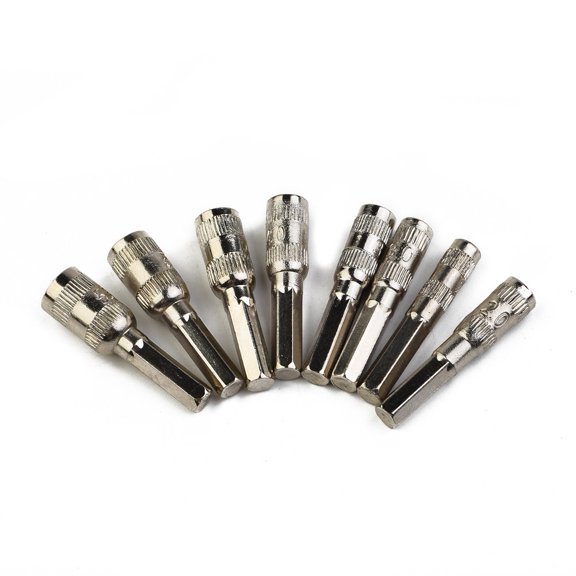 10Pcs Ph2 2.5Mm-5.5Mm Socket Screwdriver Bits Hex Shank Nut Driver For Diy Tightening Nut Bolt For Repairing Tool Wrench Tool 2.5Mm Fangkenuo