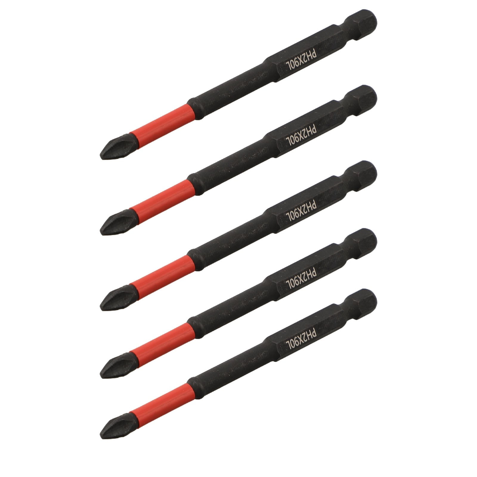 10Pcs Ph2 Magnetic Screwdriver Bit Set Anti-Slip Long Driver Drill Bits 1/4Inch Hex Shank Quick Change For Manual Screwdrivers 90Mm Fangkenuo