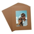 thumbnail image 1 of Uxcell 10Pcs Picture Mat 8"x10" Bevel Cut Frame Mattes for Display Art Measuring Dark Brown, 1 of 7