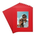 thumbnail image 1 of Uxcell 10Pcs Picture Mat 8"x10" Bevel Cut Frame Mattes with Backing for Display Art Measuring Red, 1 of 7