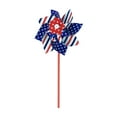 thumbnail image 1 of 10Pcs Pinwheels Patriotic Decorations American Flag On Stick Wind Spinners With Stake For Independence Day Party Supplies, 1 of 2