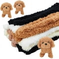 thumbnail image 1 of 10Pcs Pipe Cleaners Craft Thick Fur 39.37 Inches Coral Fleece Material Pipe Cleaners 5 Colors Large Long Fluffy Pipe Cleaners Great for a Gift Craft Cass Party, 1 of 12