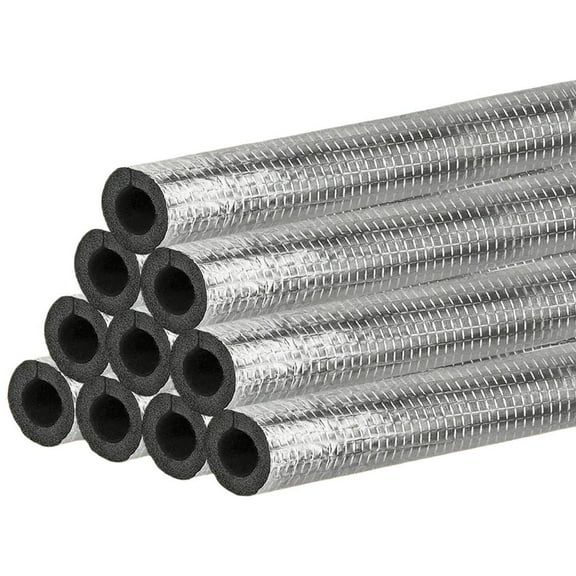 10Pcs Pipe Insulation Foam Tube Thickened Insulation Sleeves for Winter Pipe