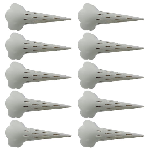 10Pcs Plant Watering Device Irrigation Root Guide Plastic Soil Aerator Tube for Garden Greenhouse Flower