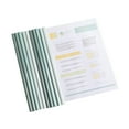thumbnail image 1 of Drawbar Book Covers Folder Pressboard Covers Report Binder File Document Binder Document Organizers Clear Book Covers, 1 of 8