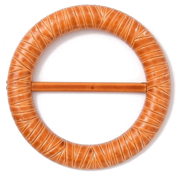 10Pcs Plastic Buckles for Webbing Strapping Bags Garment Accessories Ring Chocolate 2.81x0.25 Inch