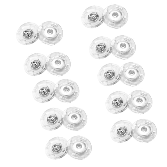 10Pcs Plastic Buttons Fasteners Easy To Install Invisible Sewing Closures For Kids Clothing Jackets Sewing Project