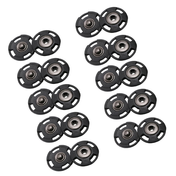 10Pcs Plastic Buttons Fasteners Easy To Install Invisible Sewing Closures For Kids Clothing Jackets Sewing Project