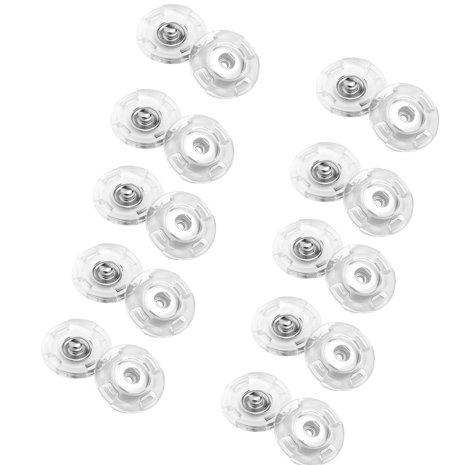 10Pcs Plastic Buttons Fasteners Easy To Install Invisible Sewing ...