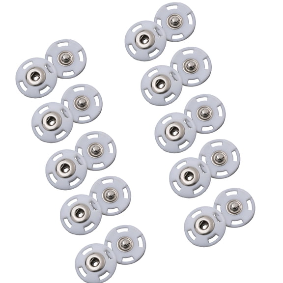10Pcs Plastic Buttons Fasteners Easy To Install Invisible Sewing Closures For Kids Clothing Jackets Sewing Project