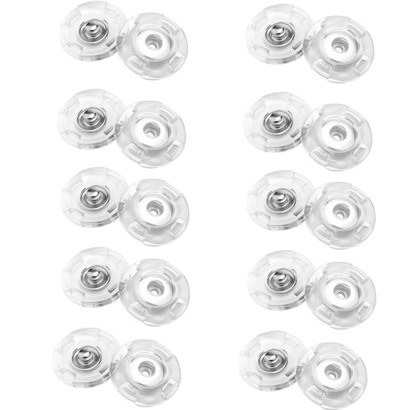 10Pcs Plastic Buttons Invisible Sewing Button Fasteners For Kids Clothing Jeans Jackets Bag And Home Decoration