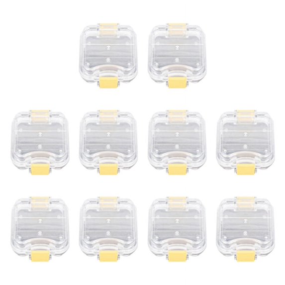 10Pcs Plastic Denture Tooth Box