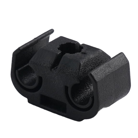 10Pcs Plastic Double Brake Line Clips Clamps Black For 5Mm (3/16Inch) Brake Pipe Fangkenuo