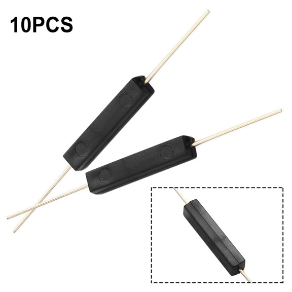 10Pcs Plastic Encapsulated Reed Switch Magnetic Sensor Inductive Switch