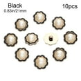 thumbnail image 1 of 10Pcs Plastic Ornaments Sewing Button Pearl Clothing Buttons Needlework Sewing Accessories Shirt Buttons BLACK 21MM, 1 of 8