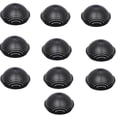 thumbnail image 1 of 10Pcs Plastic Pot Bottom Drainage Screen Mesh Dome for Planters, Black 2XL, 1 of 5