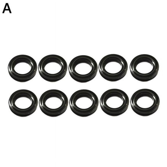 10Pcs Plastic Self Sealing Snap Eyelets Grommet Tarpaulin Groundsheet NEW F2G3