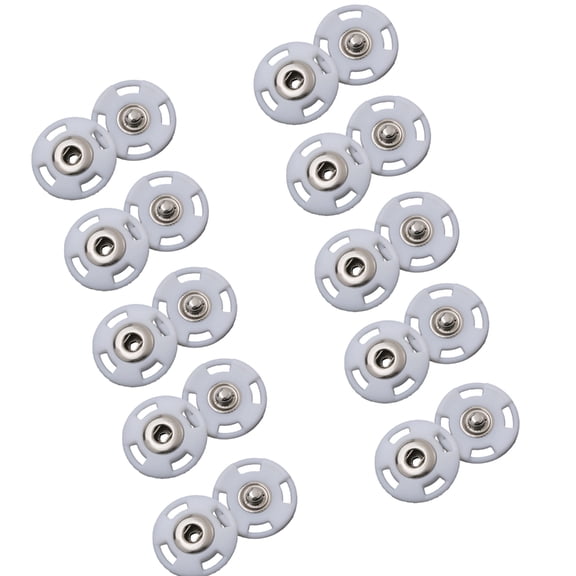 10Pcs Plastic Snap Buttons Invisible Sewing Button Fasteners For Kids Clothing Jeans Jackets Bag And Home Decoration