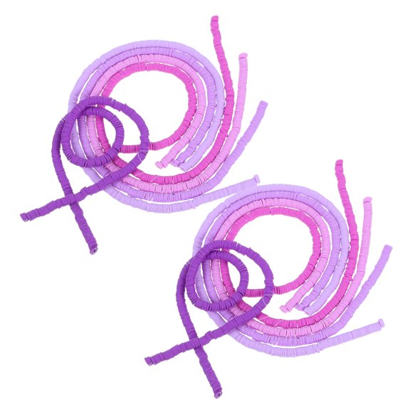 10Pcs Polymer Clay Loose Bead Strands for Creative DIY Jewelry Bracelet and Necklace Making