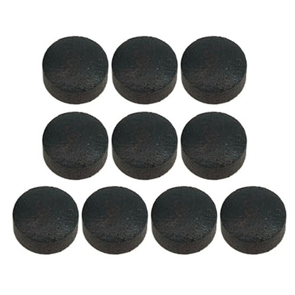 10Pcs Pool Billiard Cue Tips Pool Stick Tips Snookers Cue Tips Pool Stick Replacement Tips for Billiard Pool Cue Supply