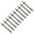 10Pcs Pool Safety Cover Anchor Expansion Bolts External Hex Expansion