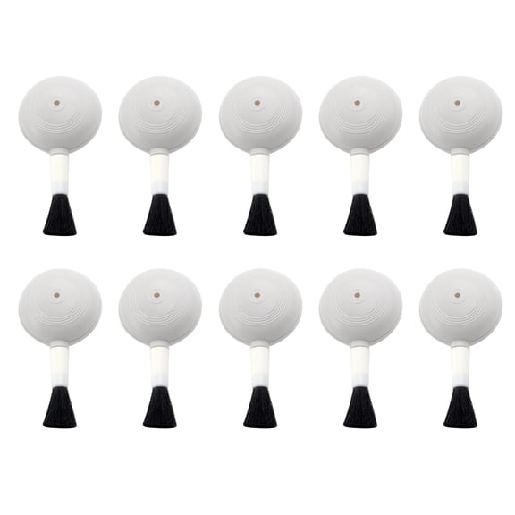 10Pcs Portable 2 In 1 Air Blower Brush for DSLR Cameras Removable Brush, Strong Air Blast Essential Cleaning Tool APPLAYERR Spare Part